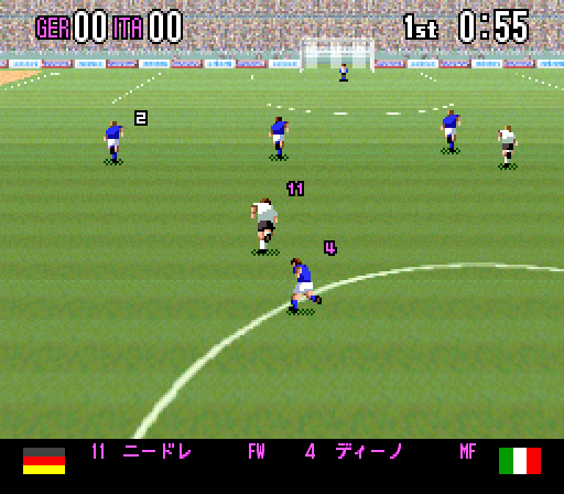 Super Formation Soccer 94 World Cup Edition Japan Roms Super Nes